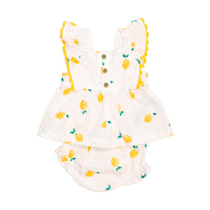 Ensemble robe sans manche et bloomer