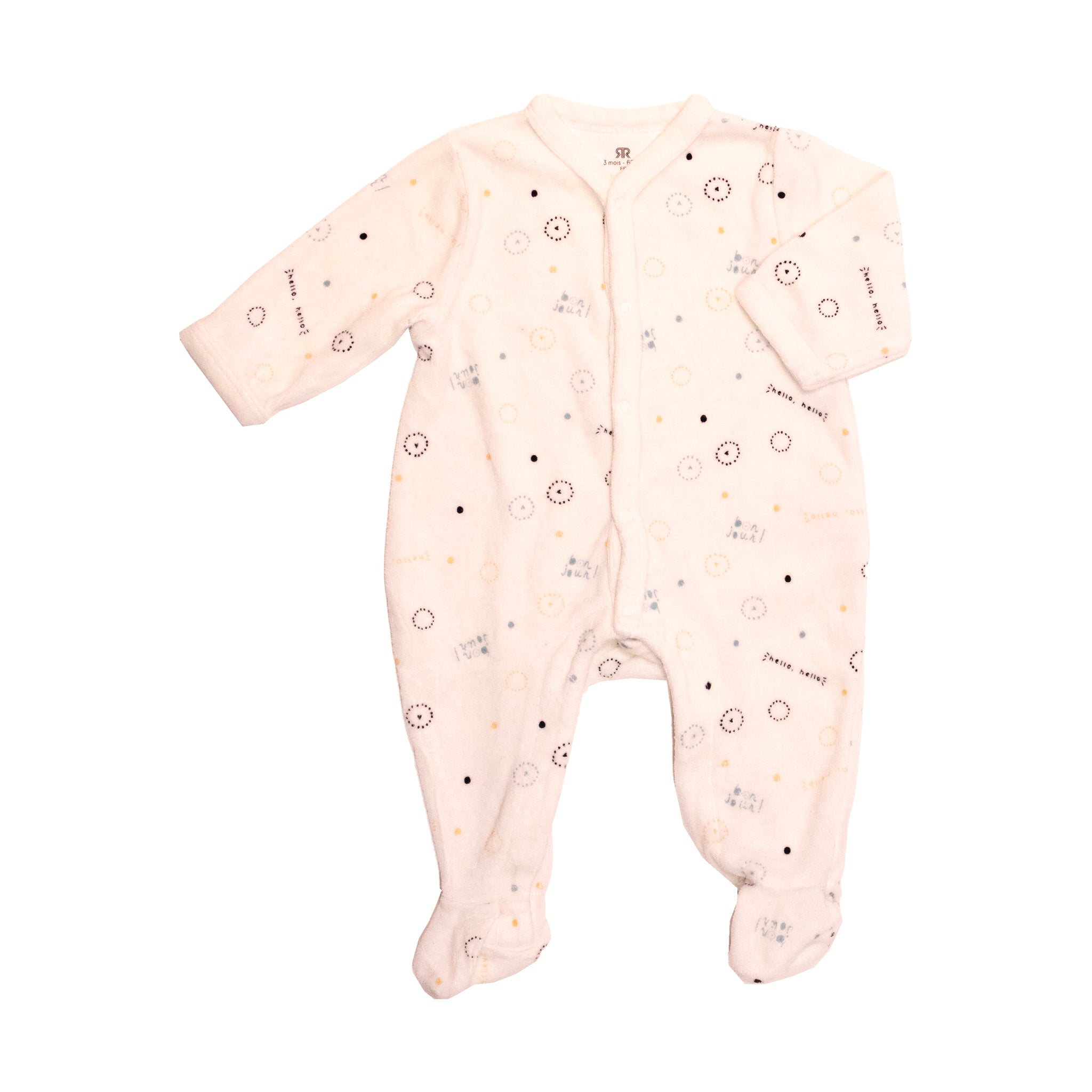 Pyjama une pièce avec pieds